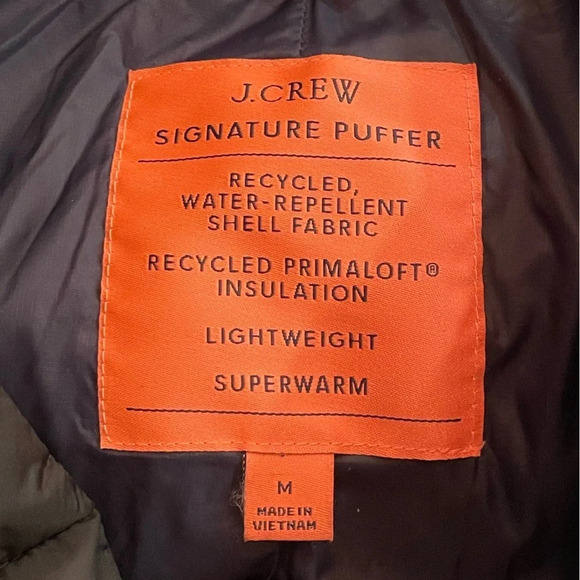 J. Crew Holiday 2021 Alps puffer jacket with PrimaLoft BA595 - Picture 2 of 11